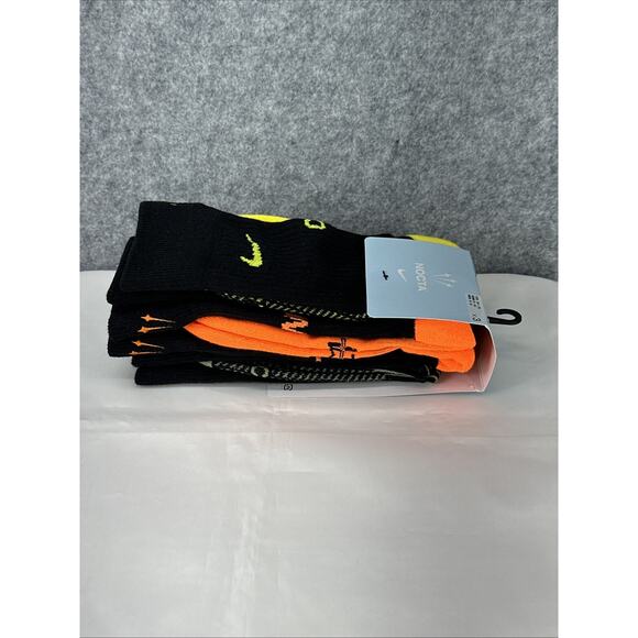 Nike x Nocta Drake DRI-FIT Crew Socks 3 Pack Black Men's Size 6-8 DD9240-909 - Picture 5 of 11
